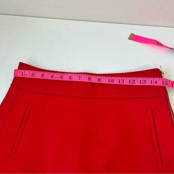 J CREW SEEN ON TV DOUBLE-SERGE WOOL MINI SKIRT - Picture 9 of 11